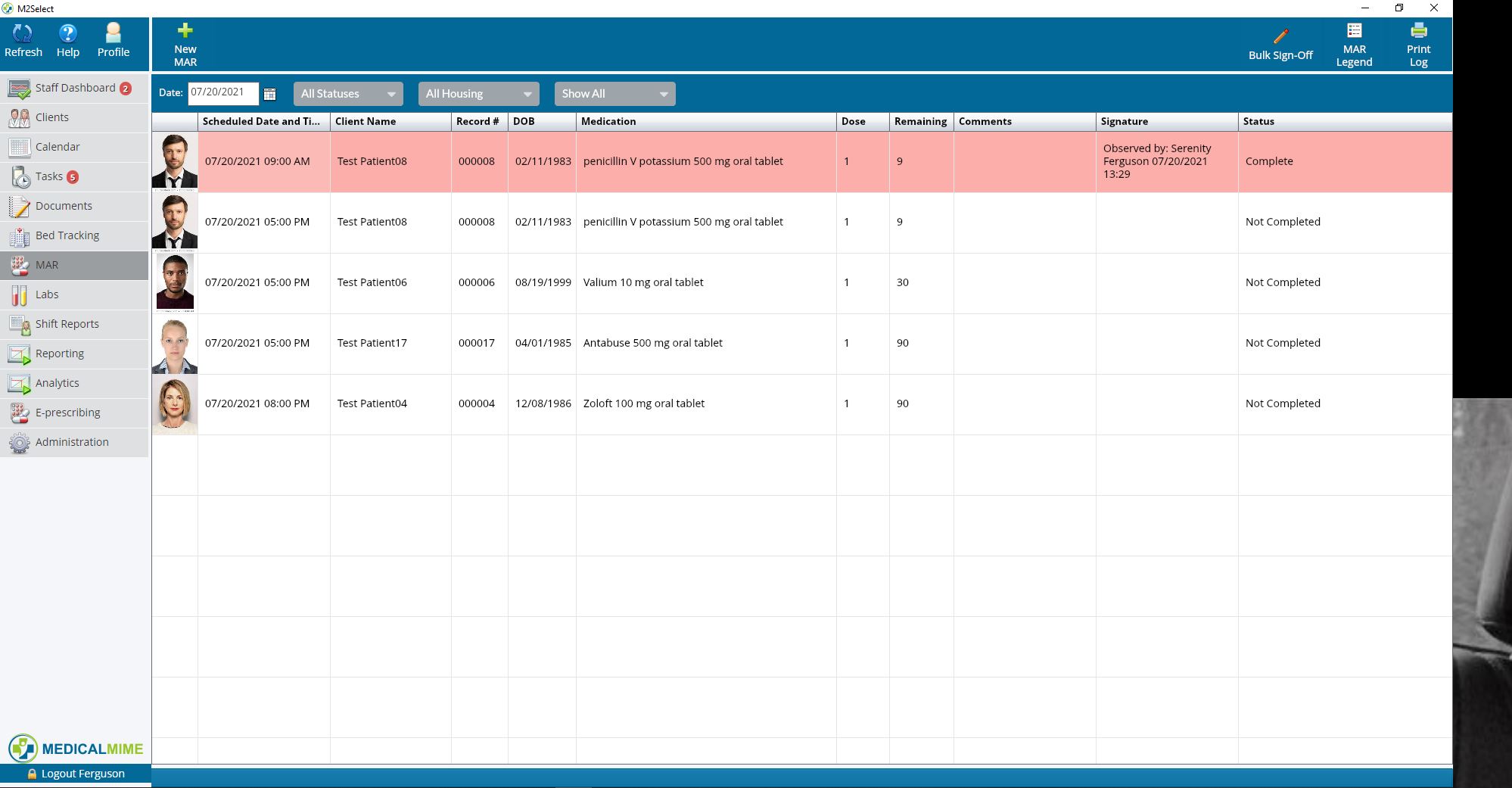 screenshot of Medical Mime